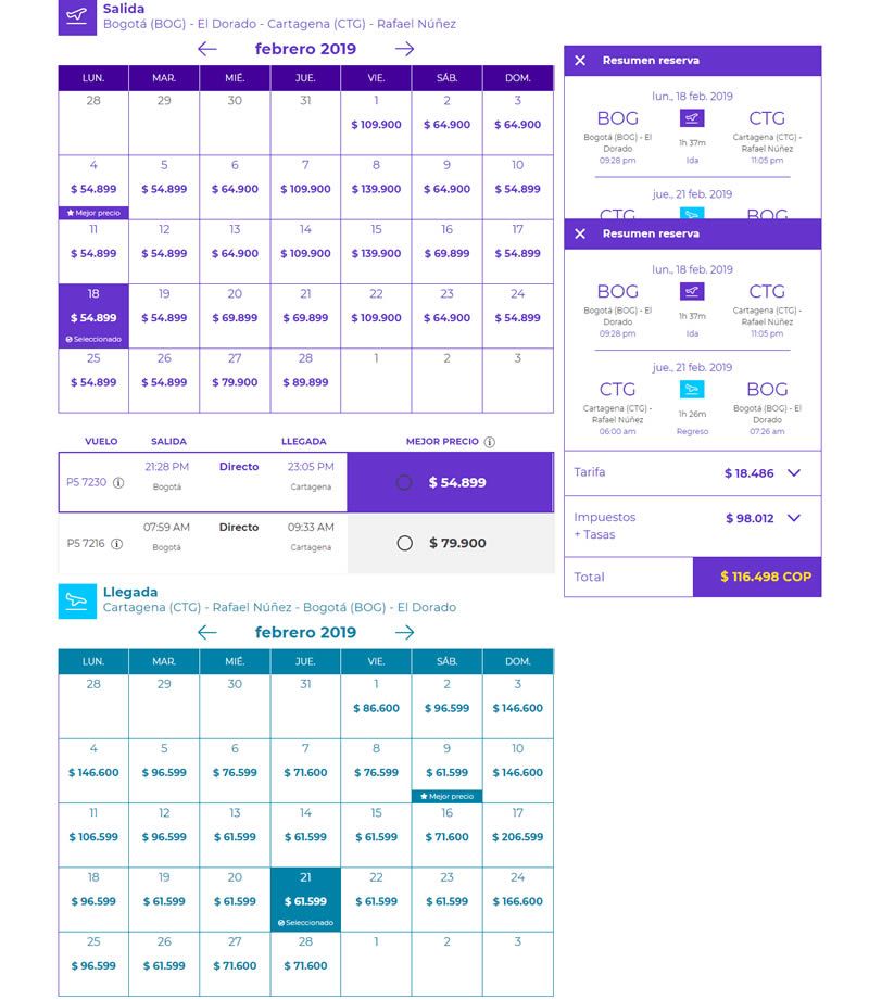 TIQUETES DESDE 48.500 EN WINGO